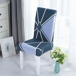 housse chaise moderne stretch imprimé floral rayures geometriques gris noir bleu beige marronwasher removable