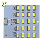 Panneau LED blanc 52mm 50mm USB Type 20 LED emergency light