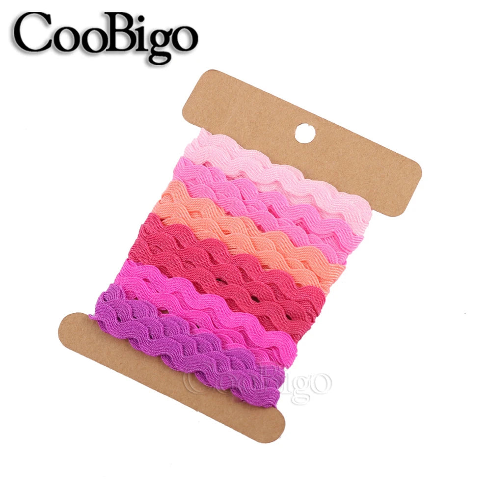 rubans franges texturés bleu vert orange rouge rose jaune noir blanc marron gris 6mètres