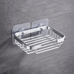 porte savon mural noir doré blanc moderne minimaliste grille adhésif salle bain