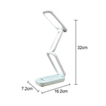 lampe pliable moderne rechargeable usb blanc mat intérieur nuit adjustable led
