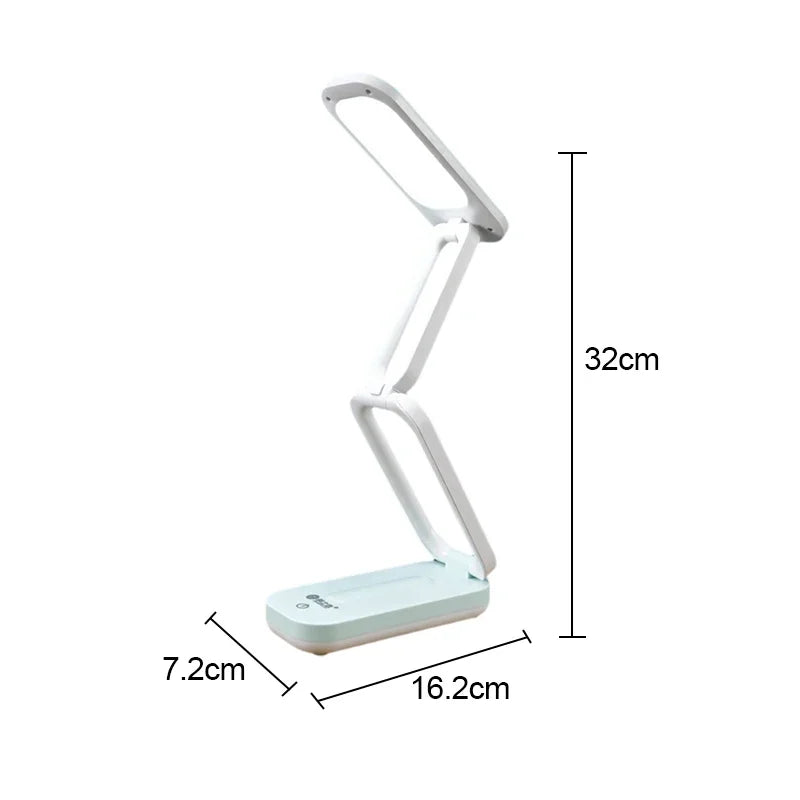 lampe pliable moderne rechargeable usb blanc mat intérieur nuit adjustable led