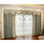 rideaux décoratifs opaques voilage transparent motifs floraux classiques gris beige doré tulle polyester coton