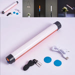lampe led rechargeable camping tube alu blanc orange moderne minimaliste
