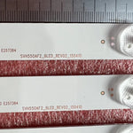 bandes led blanc modernes connecteurs fixations aluminium lisses opaques variées longueurs téléviseur