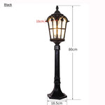 lampe sol extérieure led noire transparente motifs géométriques classique ip65 e27 110240v aluminium 2ans