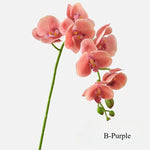 bouquet artificiel orchidées phalaenopsis rose blanc jaune moderne décoration intérieure mariage anniversaire fêtes