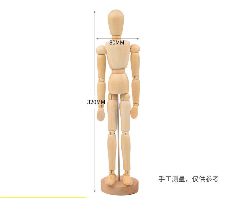 figurines articulées bois décoratives maison artistiques différentes tailles éléments accessoires