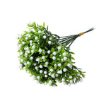 bouquet artificiel fleurs feuilles modernes minimaliste extérieur intérieur décoration anniversaire 22cm