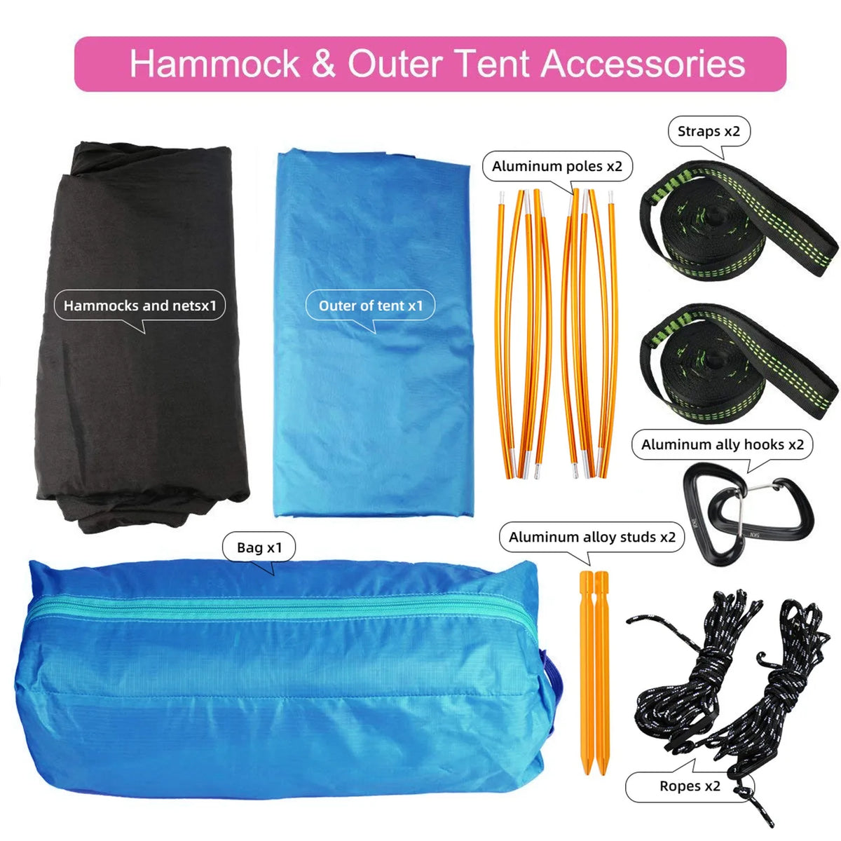 hamac camouflage adulte extérieur noir marron vert olive sécurité bâche rangement camping