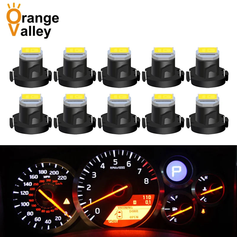 ampoules led instrumentation tableau bord voiture 12v petit blanc rouge vert jaune noir