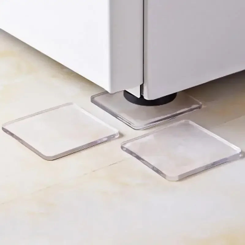 patins anti vibration adhésifs transparents utilitaires minimalistes épaississant pièces meubles électroménagers maison