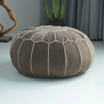 pouf rond décoratif polyester coton couleur vert blanc bleu marine rose orange moderne ethnique