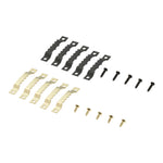 crochets métalliques clips vis or noir modernes tableaux 45x8mm 1.77x0.31inch