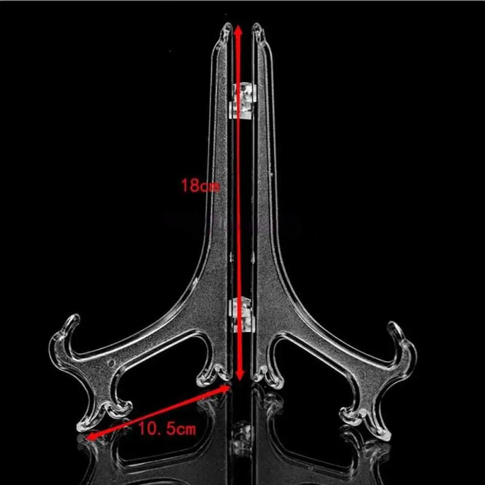 support d'affichage transparent moderne clips empilable cuisine respectueux environnement stockage vaisselle đơn giản gọn