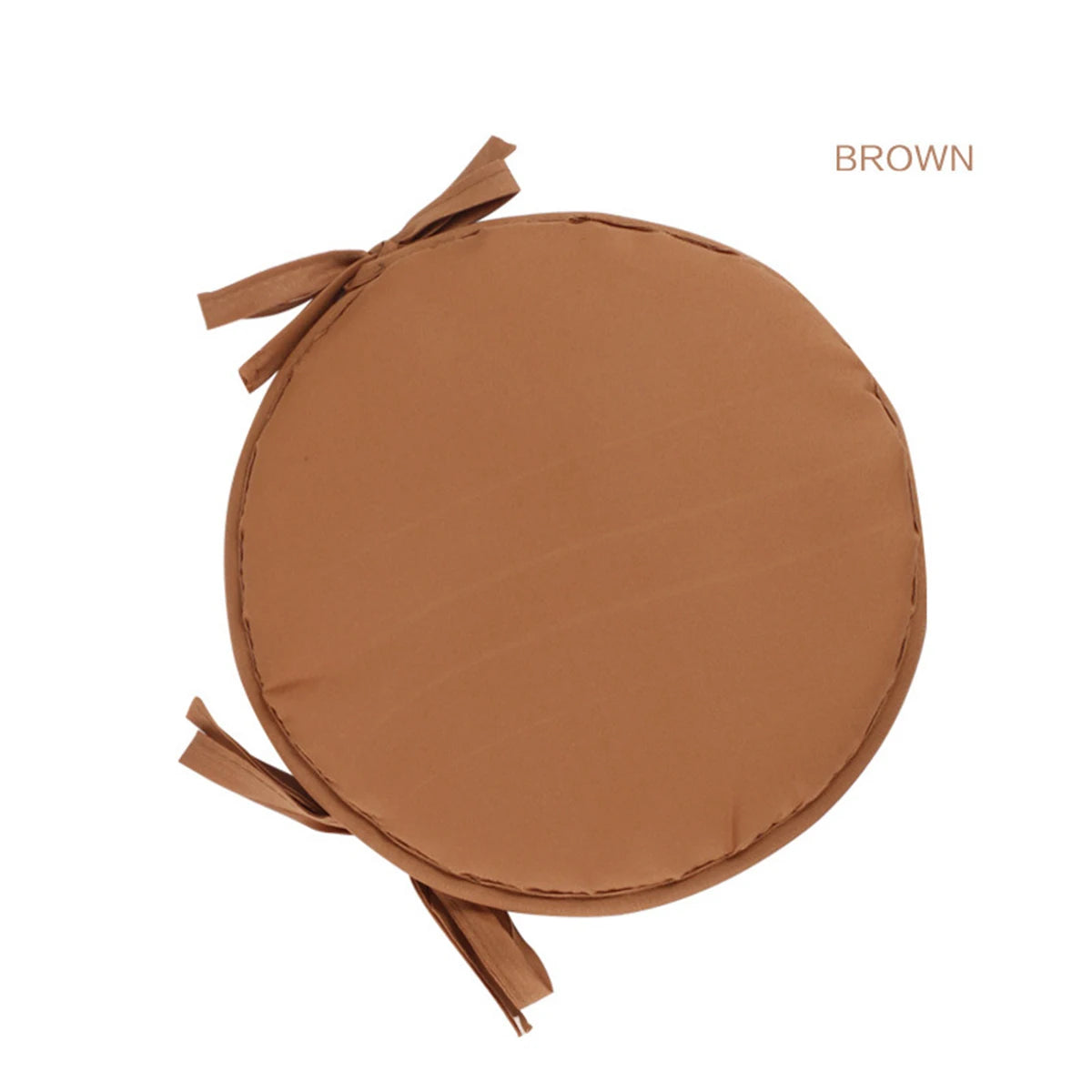 coussin chaise rond moderne ruban fixation lavable siège jardin maison