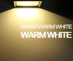 projecteur led argenté moderne 10w 20w 30w blanc chaud rgb étanche aluminium
