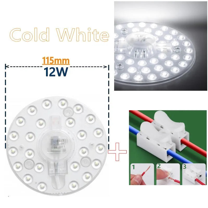 plafonnier led rond blanc translucide moderne 360 lumiere smd 12w 18w 24w 36w 50w
