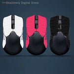 souris ordinateur bande adhésive antidérapante motif floral moderne couleur noir blanc rose