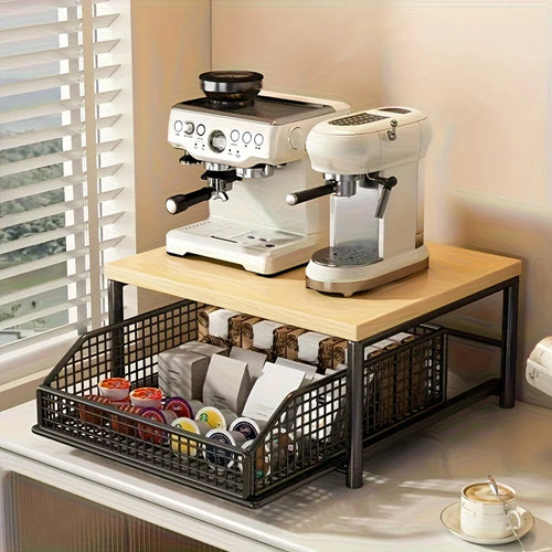 rangement blanc moderne boites metalliques grille bois massif echangable multifonctionnalite almacenamiento