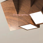 lampe bois naturel moderne géométrique lumière chaude autonome certification CCC CQC UL