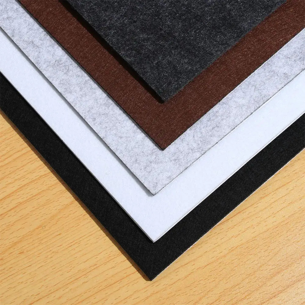 protecteurs sol adhésifs feutre blanc gris moderne antirayures 21x30cm 3mm 5mm