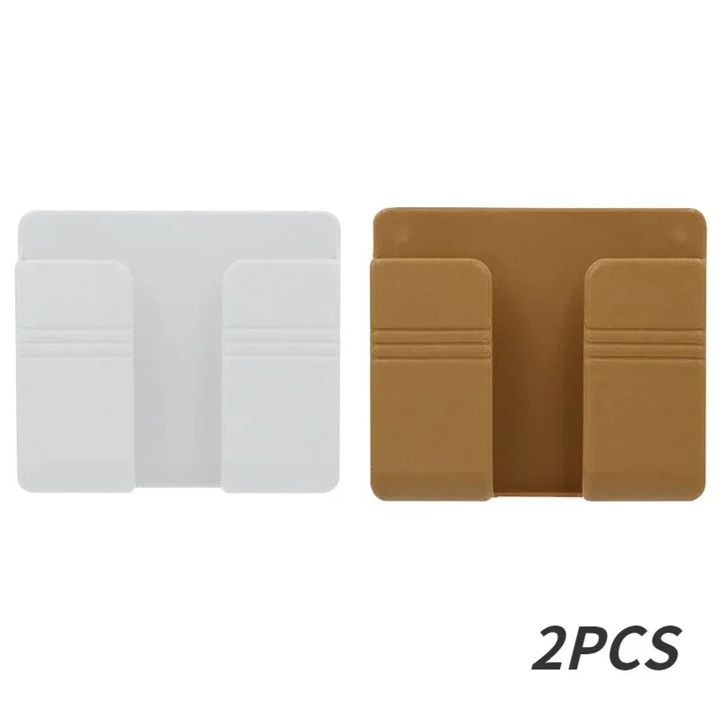 boîte rangement mural blanc moderne adhésif chargeur smartphone télécommande prise usb