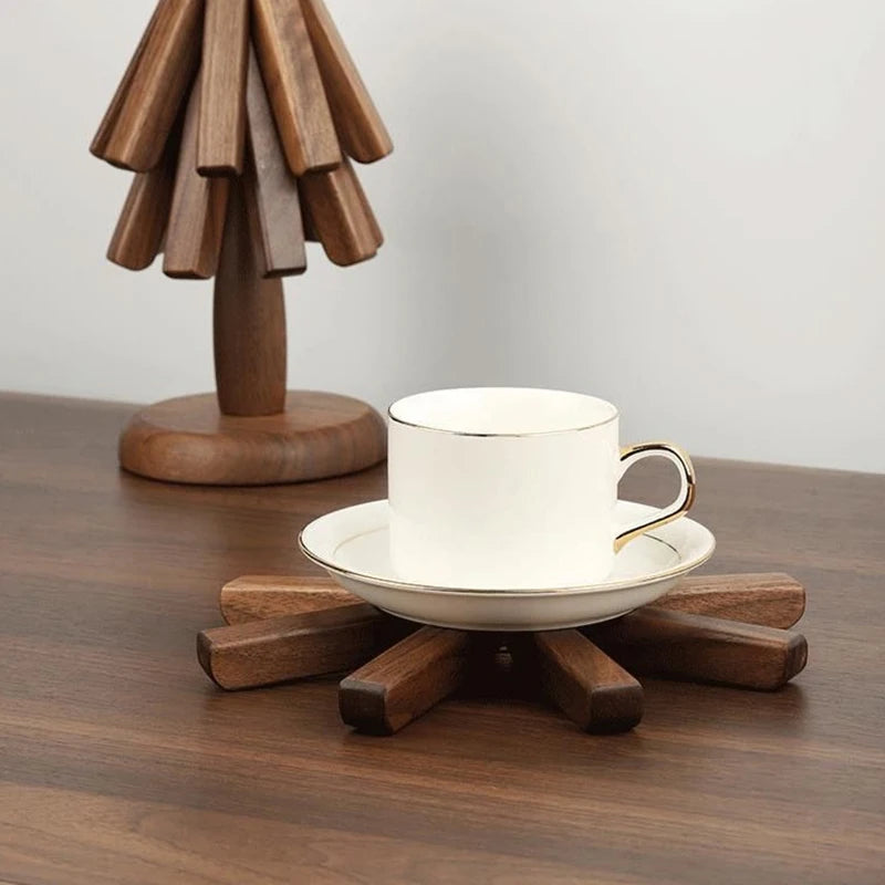 Support et coussins isolation bois design naturel