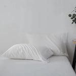 lot draps lit unis vert pastel coton doux moderne chambre maison