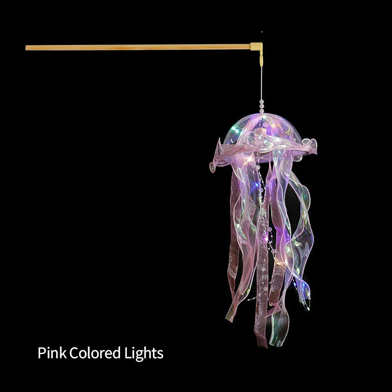 méduses lumineuses modernes transparentes vert rose bleu blanc occasion fêtes anniversaires enfants