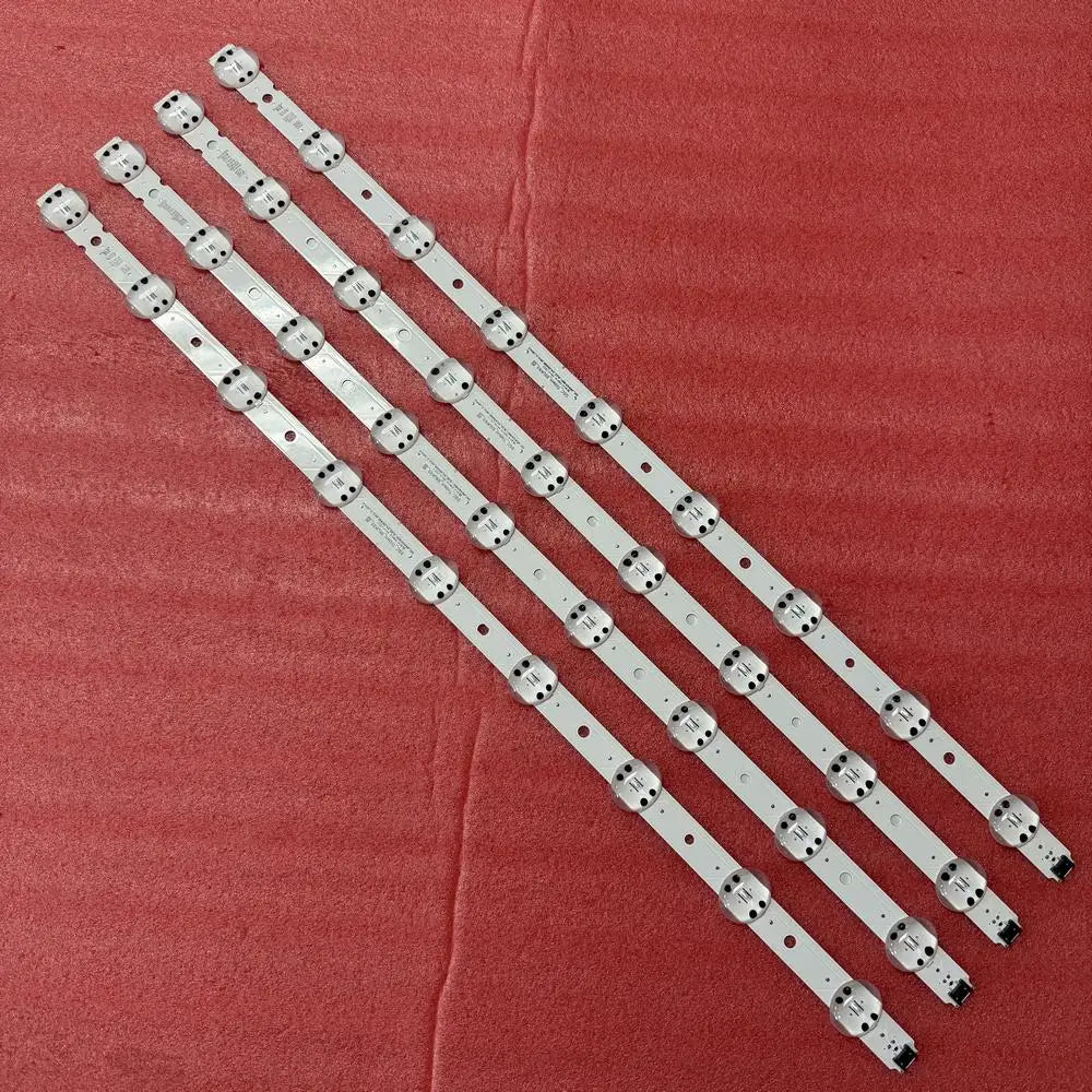 Détail des 9 LED sur bande aluminium rétro-éclairage