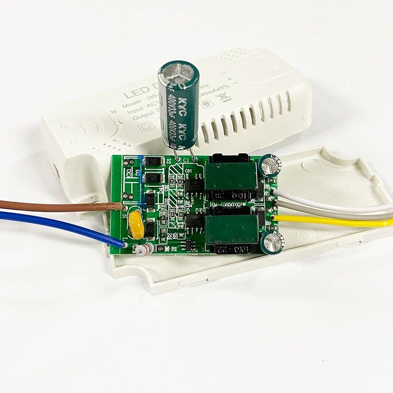 pilote led blanc 120v 240v 2canaux dc130 200v 40 60w ac165 265v 240ma
