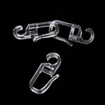 crochet porte serviettes moderne transparent adhésif uni decoration maison accessoire blanc