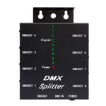 splitter dmx xlr noir prises dmx out prise dmx in contrôleur rvb