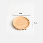 assiettes bois naturel assiettes carrées ovales différentes tailles minimaliste rustique