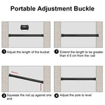 Installation facile de la tringle à rideau sans outils