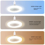 ventilateur lampe led moderne blanc télécommande éclairage fan grille ventilation
