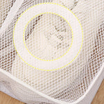 sac chaussures blanc maille polyester réutilisable pratique moderne