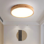 lampe bois naturel grain moderne ultra fin led facile chambre salon cuisine