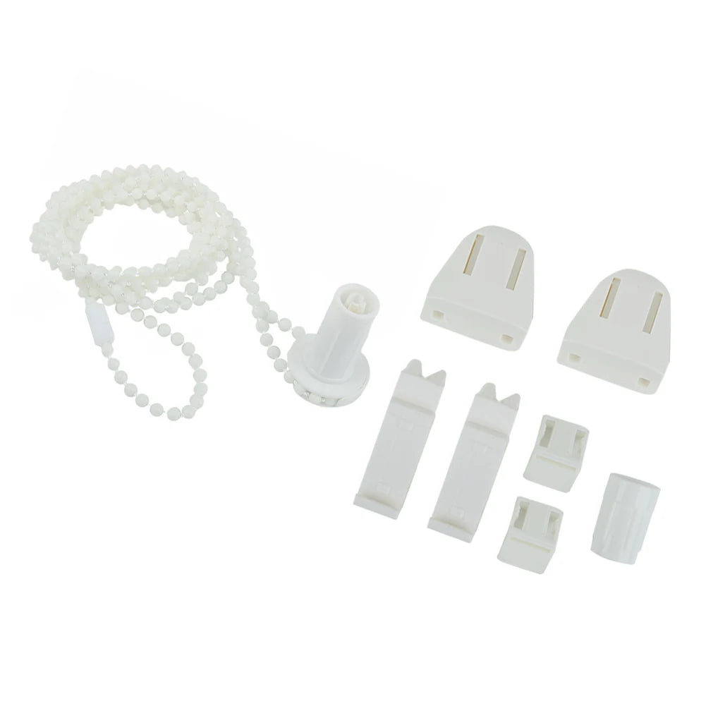 store enroulement beige clips tissu fin tube chaîne blanc moderne éléments remplacement