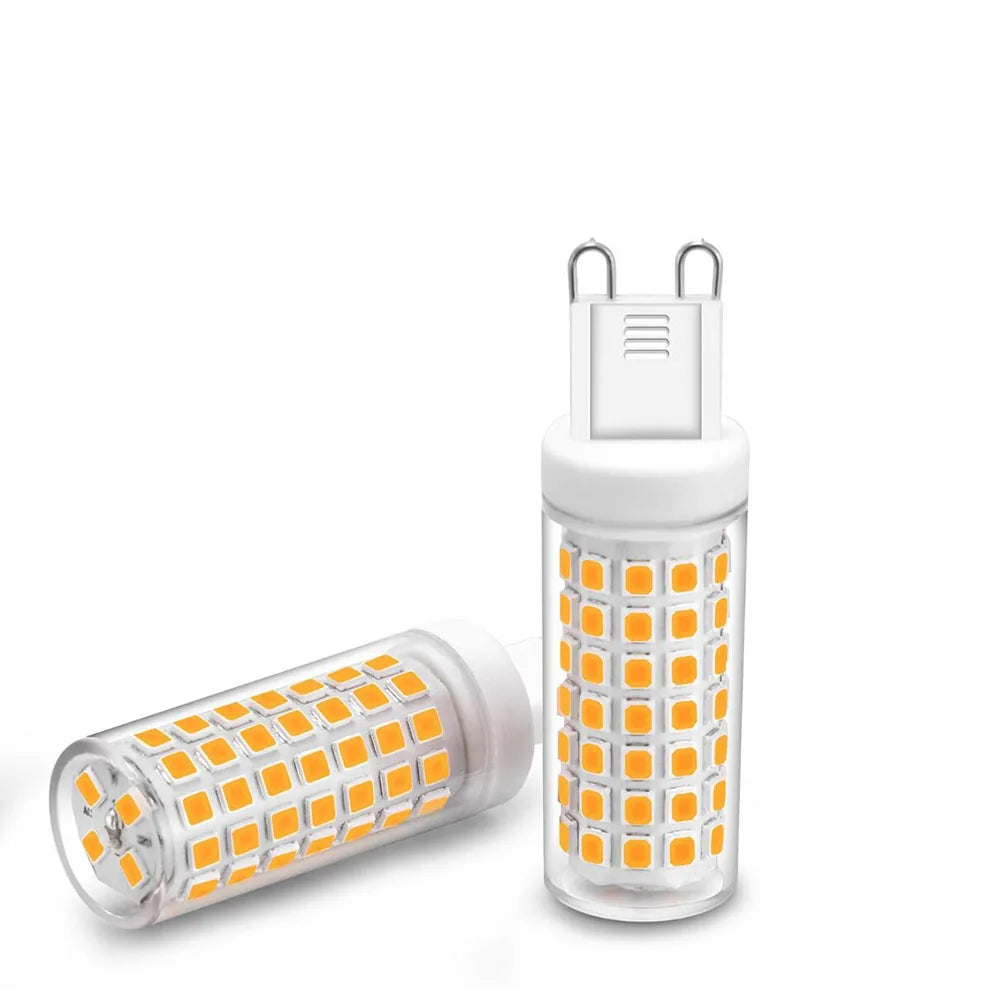 Ampoule LED G9 18W 3000K 4000K 6000K carrés dorés moderne blanc opaquant