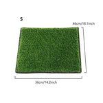 tapis imitation gazon artificiel vert doux chiens chats usage intérieur extérieur portable étanche