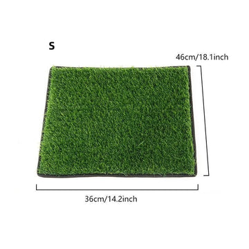 tapis imitation gazon artificiel vert doux chiens chats usage intérieur extérieur portable étanche
