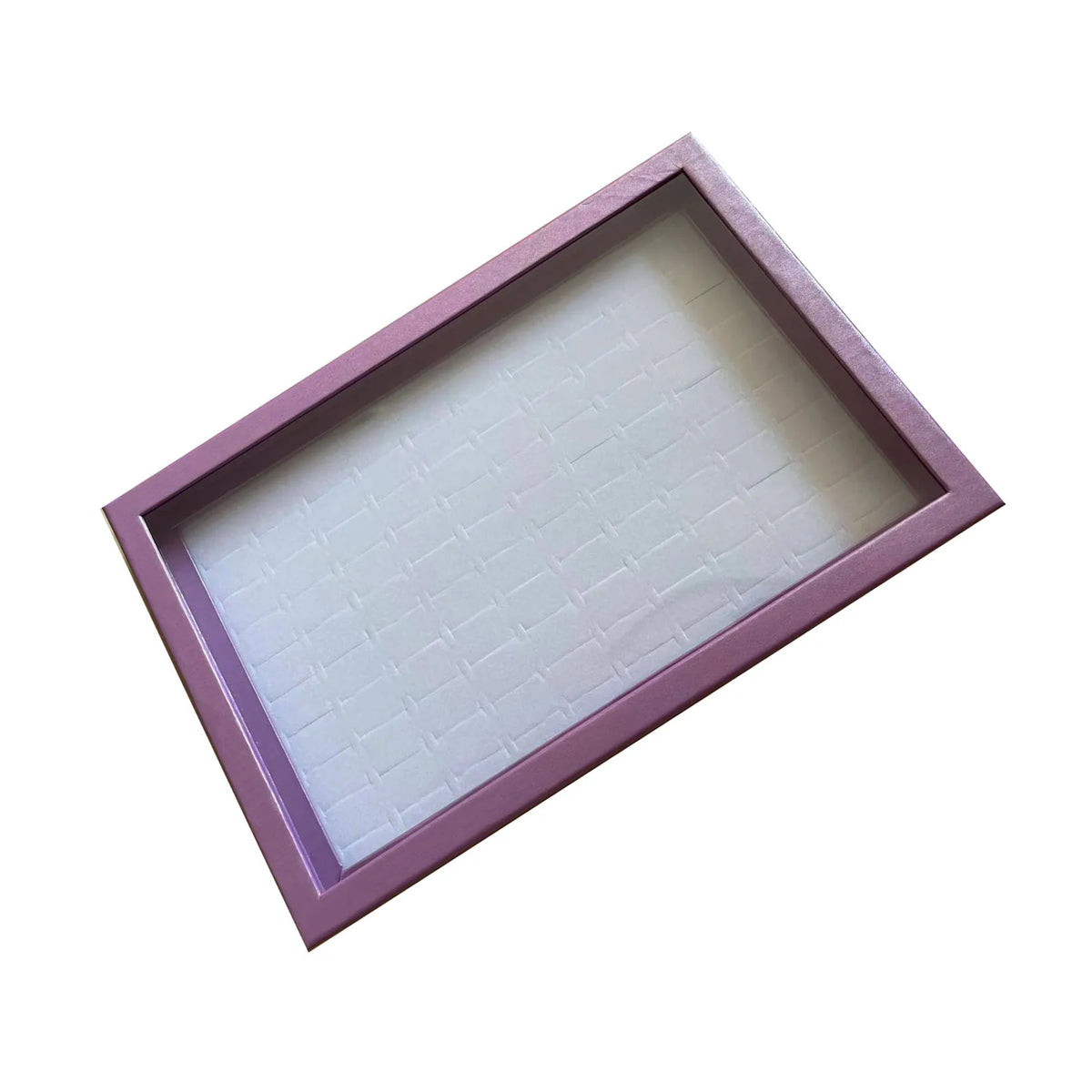 boîte bijoux moderne noir bleu jaune transparente 100 positions exposant anneaux sponge velvet packaging