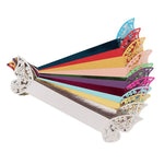 anneau serviettes papier motif papillon floral mariage anniversaire décoration table élégante vàng bạc hồng