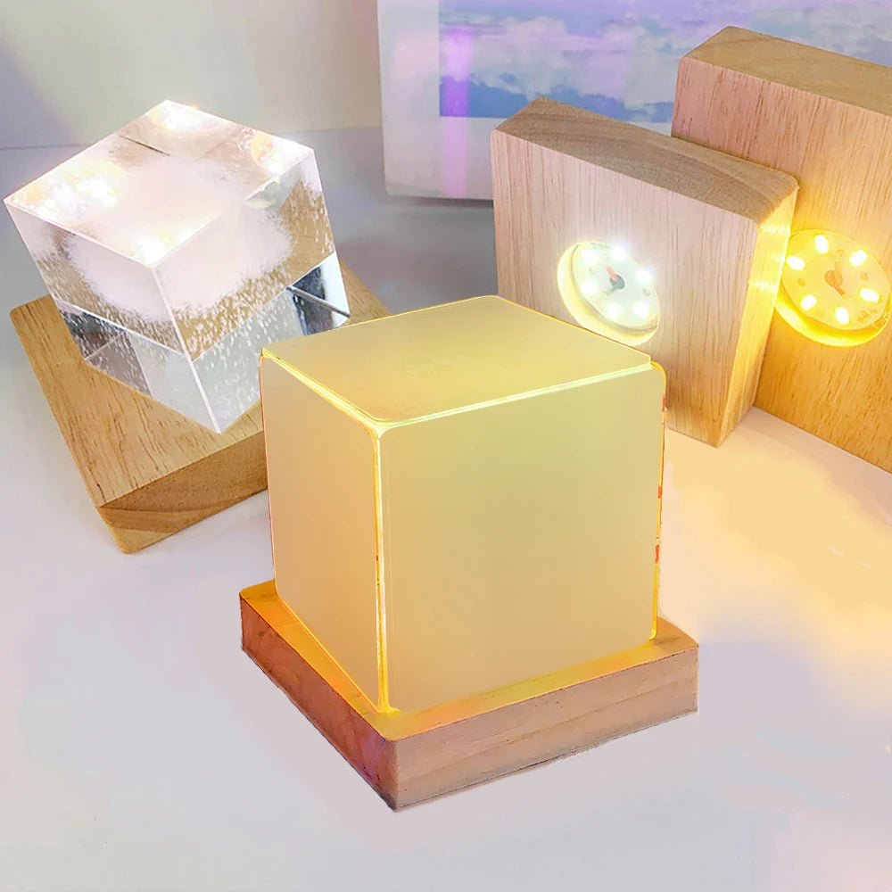 lampe table bois naturel moderne minimaliste câble usb interrupteur blanc lumineuse
