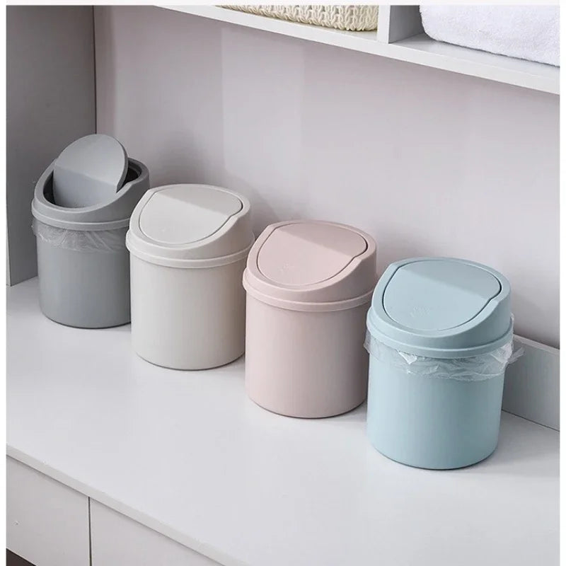 poubelle moderne sac poubelle transparent bleu clair gris rose pâle blanc respectueux environnement