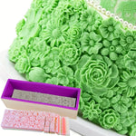 moules savon silicone fleur motif floral dentelle géométrique artisanal décoratif