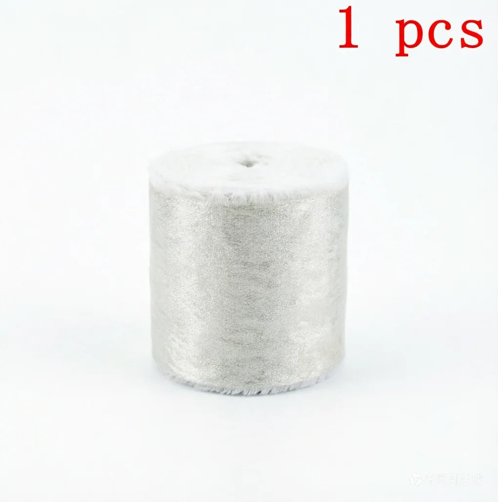 ruban satiné bord effiloché 5mètres polyester largeur 4.5cm couleurs rose rouge gris noir bleu