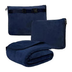 couverture velours corail portable anti boulochage voyage pique nique sac rangement gris compact
